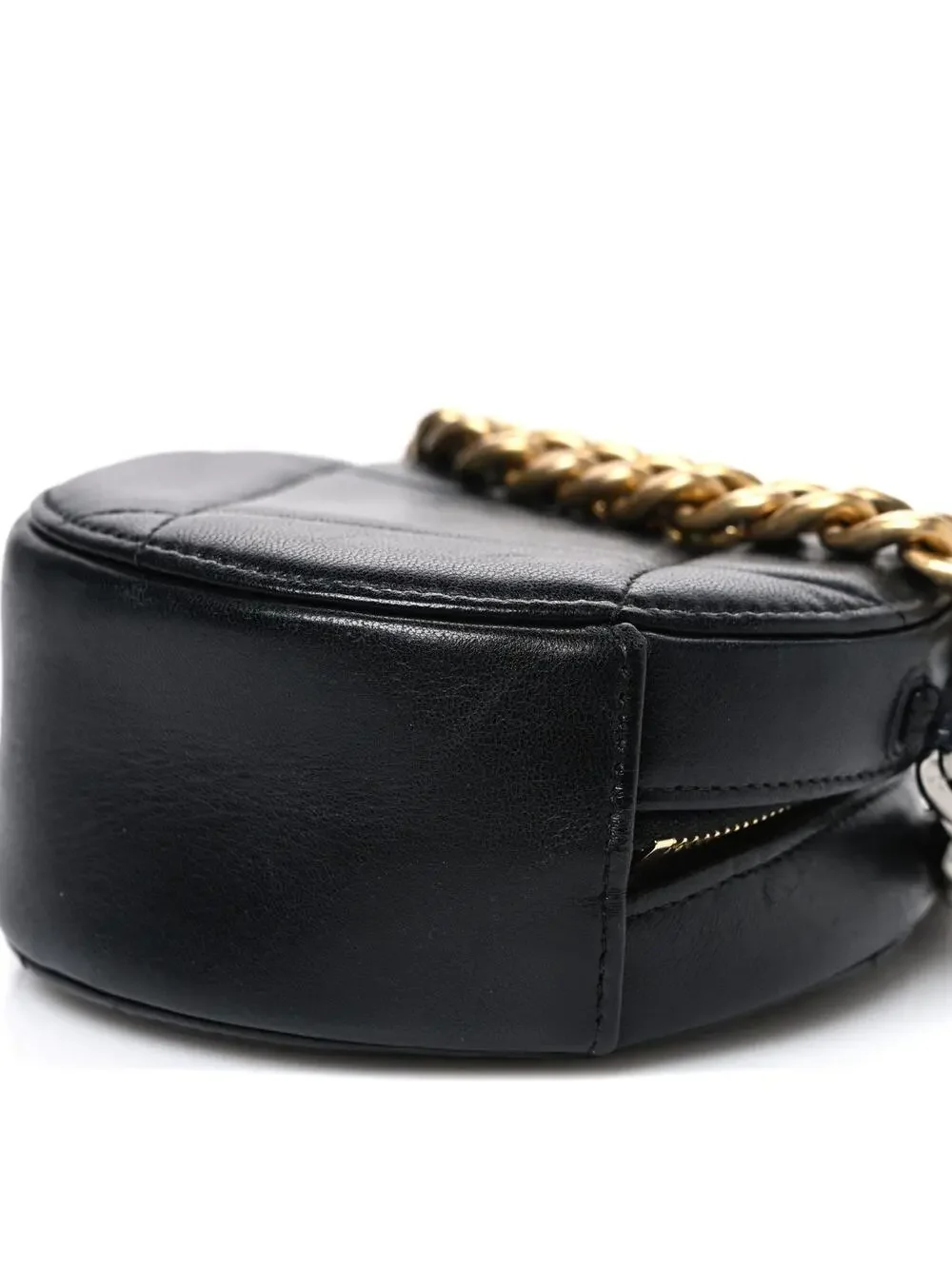 Lambskin Quilted Chanel 19 Round Clutch #341051C19B
